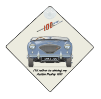 Austin Healey 100 1953-55 Car Window Hanging Sign